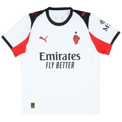 Гостуващата фланелка на AC Milan 2025/26