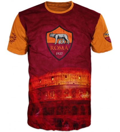 Мъжка тениска Рома (AS Roma) – Фен Дизайн 2 | Футболна тениска