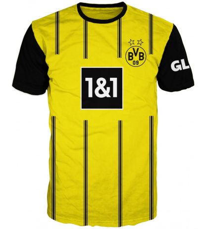 Мъжка тениска Борусия Дортмунд (Borussia Dortmund) – Фен Дизайн 1 | Футболна тениска