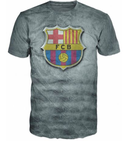 Тениска Барселона (F.C. Barcelona)   сив принт