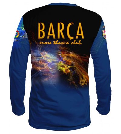 Мъжка футболна блуза Barcelona (FC Barcelona) с дълъг ръкав