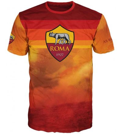 Мъжка тениска Рома (AS Roma) – Фен Дизайн 3 | Футболна тениска