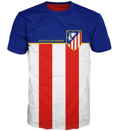 Мъжка тениска Атлетико Мадрид (Atletico Madrid) – Фен Дизайн 2 | Футболна тениска