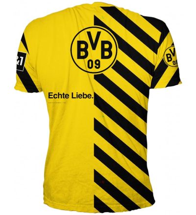 Мъжка тениска Борусия Дортмунд (Borussia Dortmund) – Фен Дизайн 2 | Футболна тениска