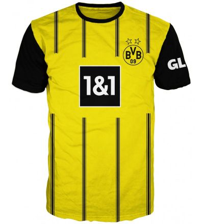 Мъжка тениска Борусия Дортмунд (Borussia Dortmund) – Фен Дизайн 1 | Футболна тениска