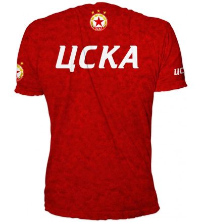 Тениска ЦСКА (CSKA) – Фен Дизайн 1