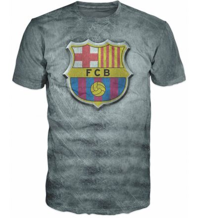 Тениска Барселона (F.C. Barcelona)   сив принт