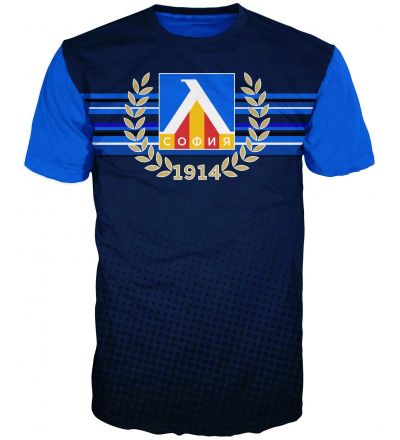 Мъжка тениска Левски фен дизайн